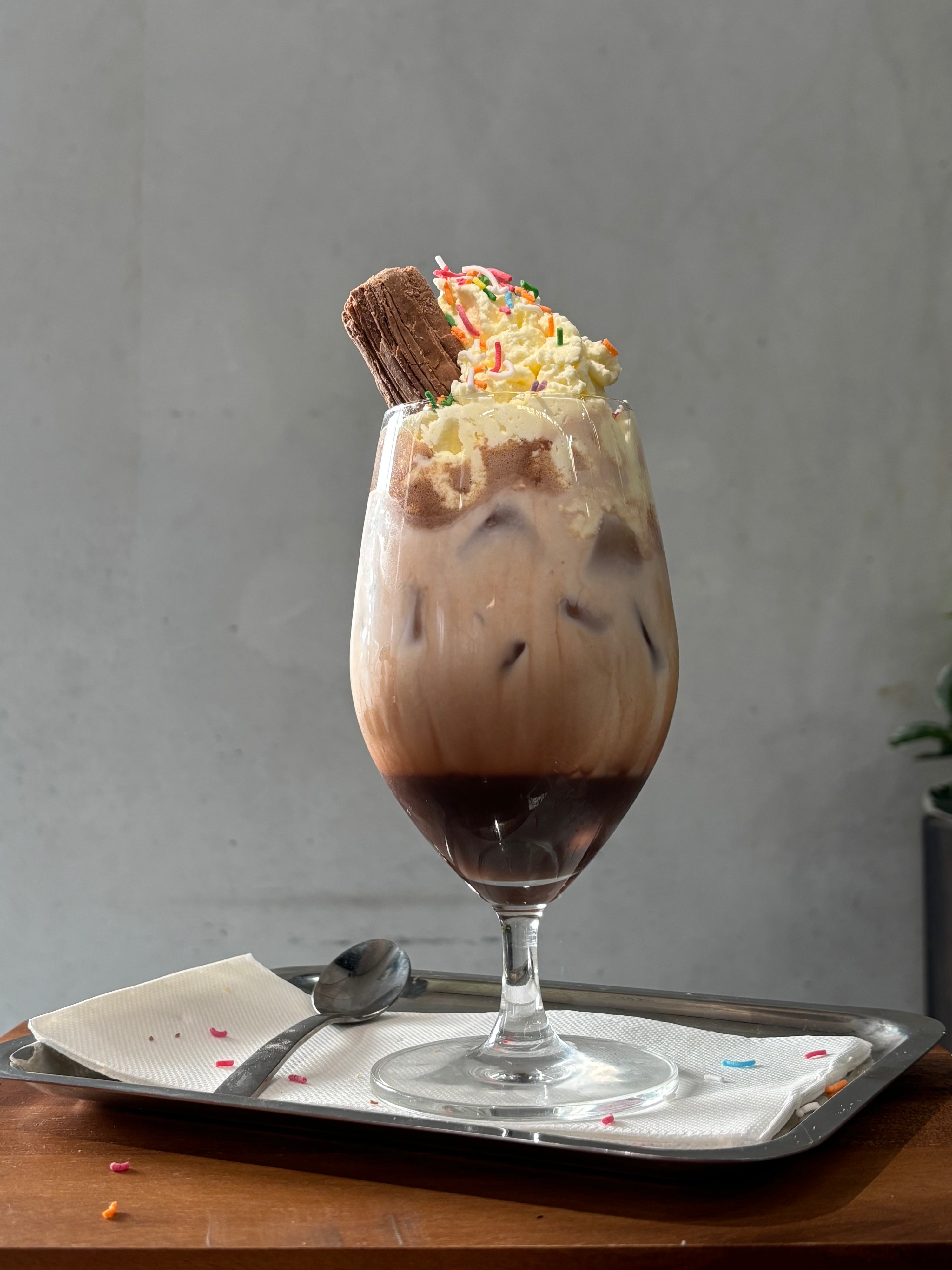 Birthday Cake Iced Chocolate