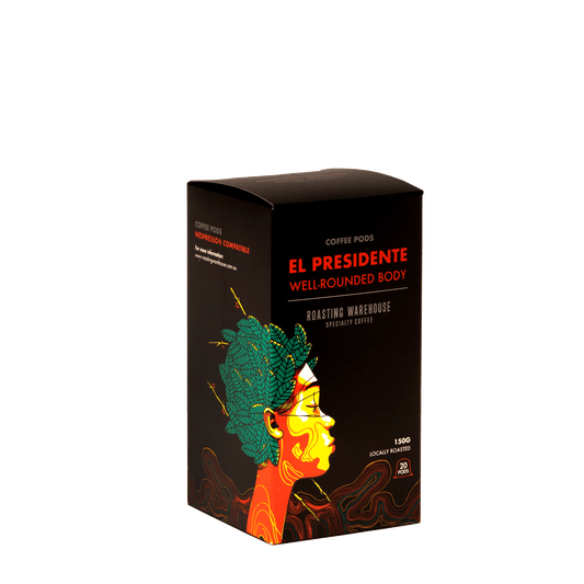 El Presidente Coffee Pods 20 capsules pack