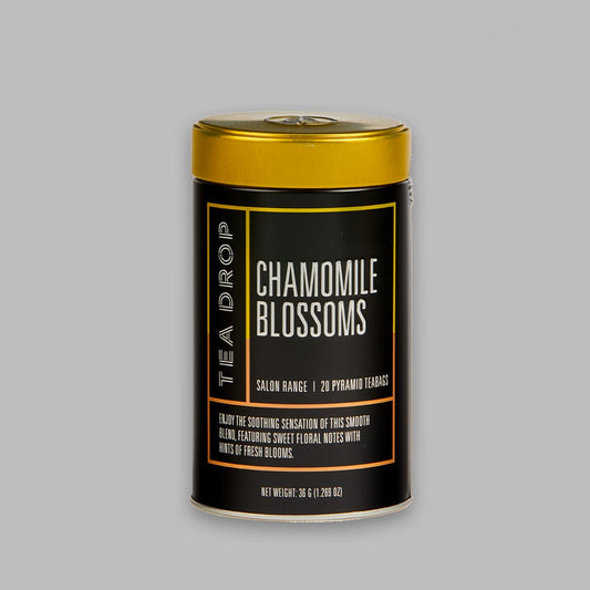 Chamomile Blossoms Salon Tin -Tea Drop