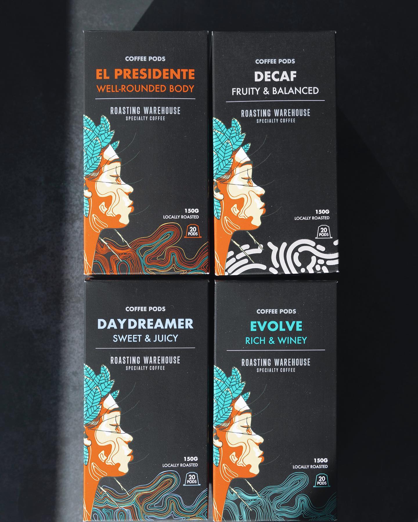 El Presidente Coffee Pods 20 capsules pack